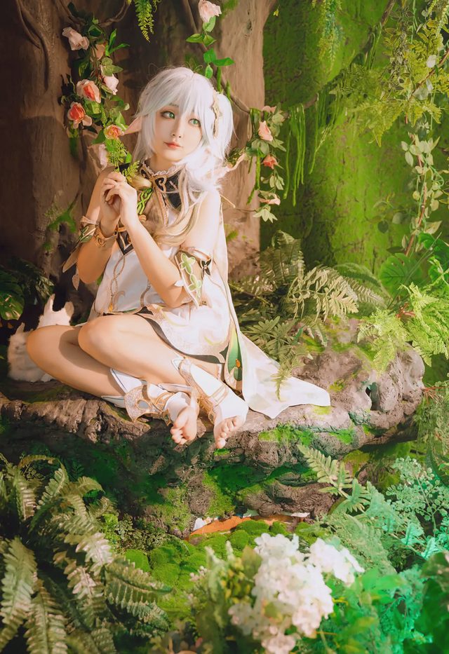 怪兽要努力变强 《原神》纳西妲cosplay第 6 张图片
