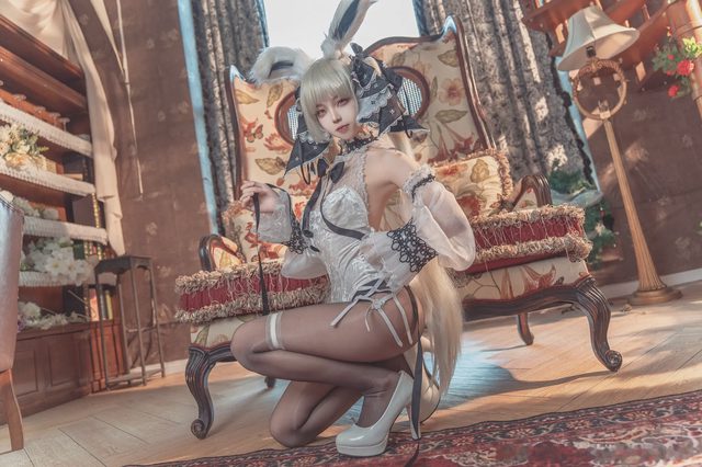 狐玖玖 碧蓝航线 可畏 白兔女郎第 21 张图片