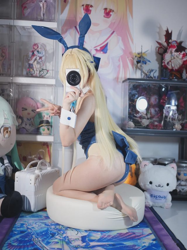 白栎Shirly 碧蓝档案 飞鸟马时 兔女郎第 17 张图片