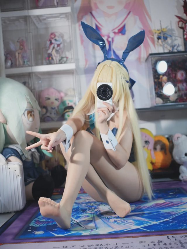 白栎Shirly 碧蓝档案 飞鸟马时 兔女郎第 24 张图片