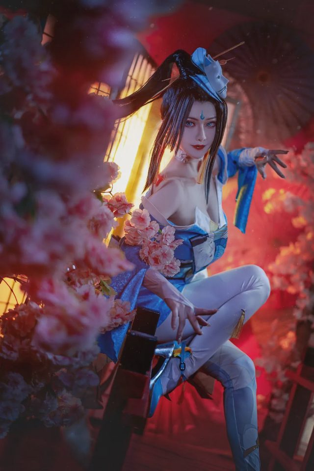 露兒大魔王_ 王者荣耀 不知火舞魅语cosplay第 11 张图片
