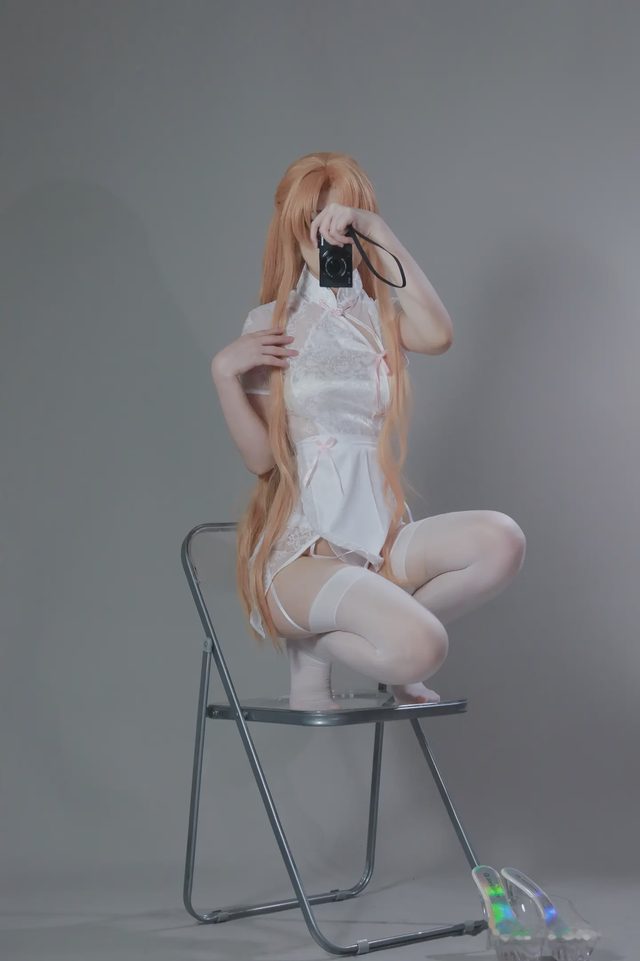 幼愛youmeko 刀剑神域 亚丝娜 中华女仆第 17 张图片