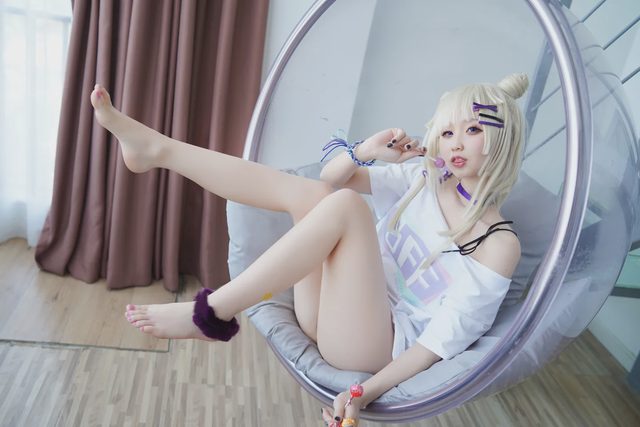 风霖 少女前线 aa12无烟棒棒糖cosplay第 2 张图片