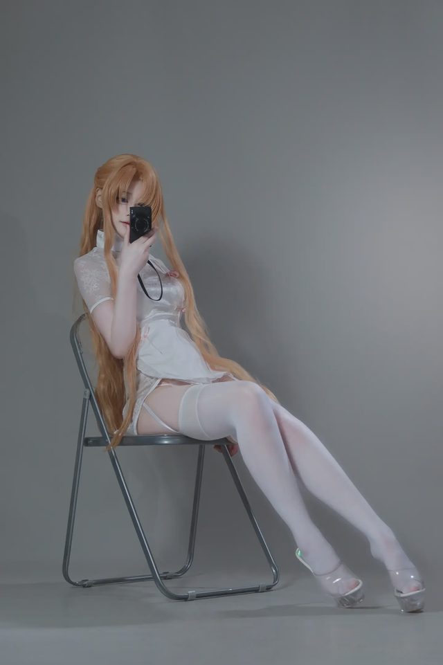 幼愛youmeko 刀剑神域 亚丝娜 中华女仆第 22 张图片