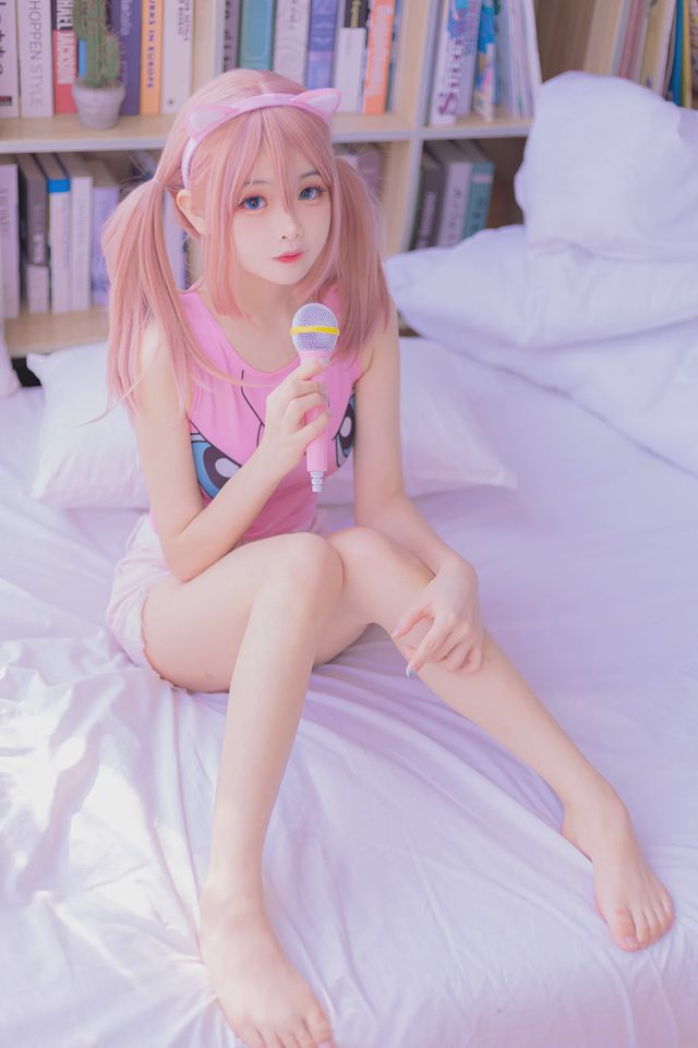 小奶糕Milky 精灵宝可梦 胖丁拟人cosplay第 2 张图片