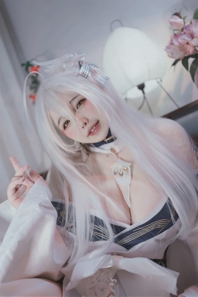 阿半今天很开心 碧蓝航线 白凤 和服第 13 张图片