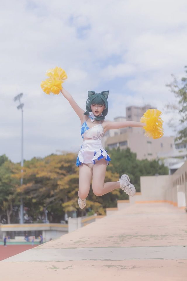 XIAOYUKIKO 小鱼 Cheerleader Maomao第 22 张图片
