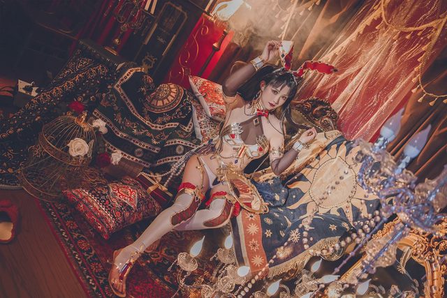 一只郁_可爱_凛 《FGO》伊什塔尔•兔女郎同人cosplay第 4 张图片