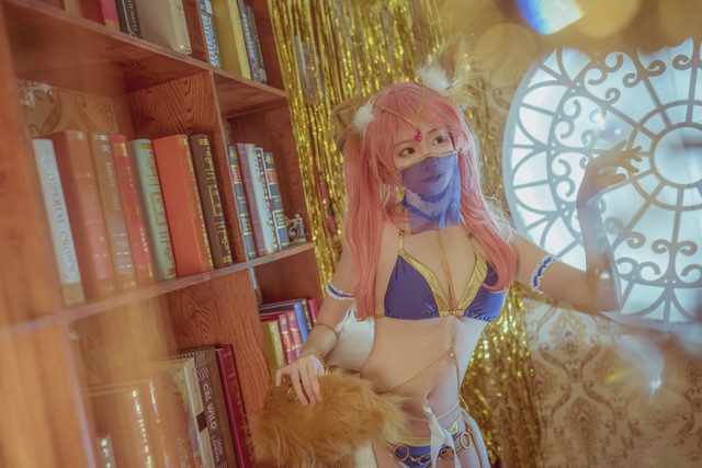 想不到名字的阿八 玉藻前舞娘cosplay第 9 张图片