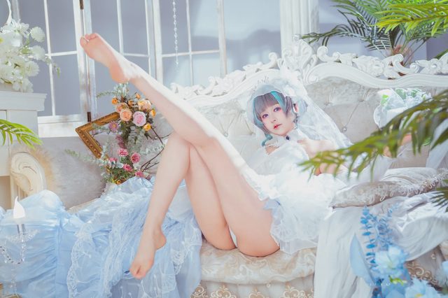 喵喵的喵吖 柴郡婚纱第 11 张图片