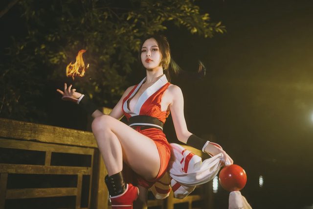 az想和金克丝私奔 王者荣耀－不知火舞cosplay第 8 张图片