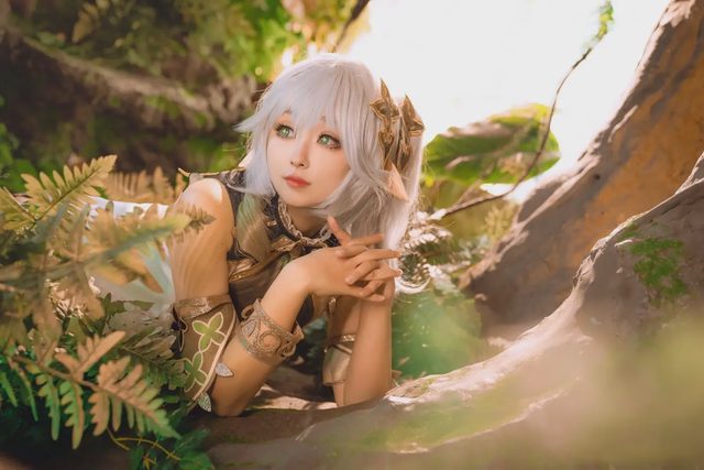 怪兽要努力变强 《原神》纳西妲cosplay第 4 张图片
