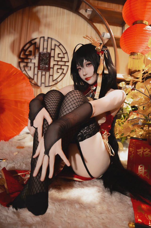 二佐Nisa 碧蓝航线 大凤 旗袍第 27 张图片