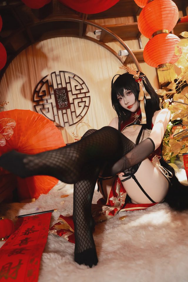 二佐Nisa 碧蓝航线 大凤 旗袍第 26 张图片