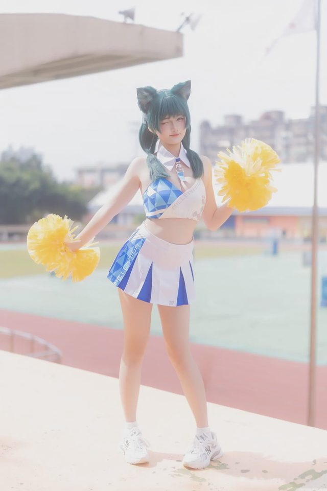 XIAOYUKIKO 小鱼 Cheerleader Maomao第 18 张图片