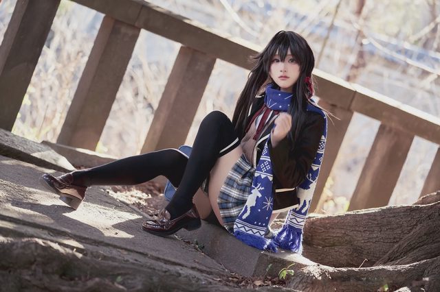 幼愛youmeko 我的青春恋爱物语果然有问题 雪之下雪乃 JK制服第 16 张图片