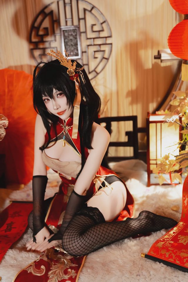 二佐Nisa 碧蓝航线 大凤 旗袍第 17 张图片