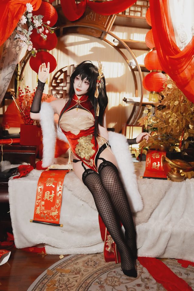 二佐Nisa 碧蓝航线 大凤 旗袍第 30 张图片