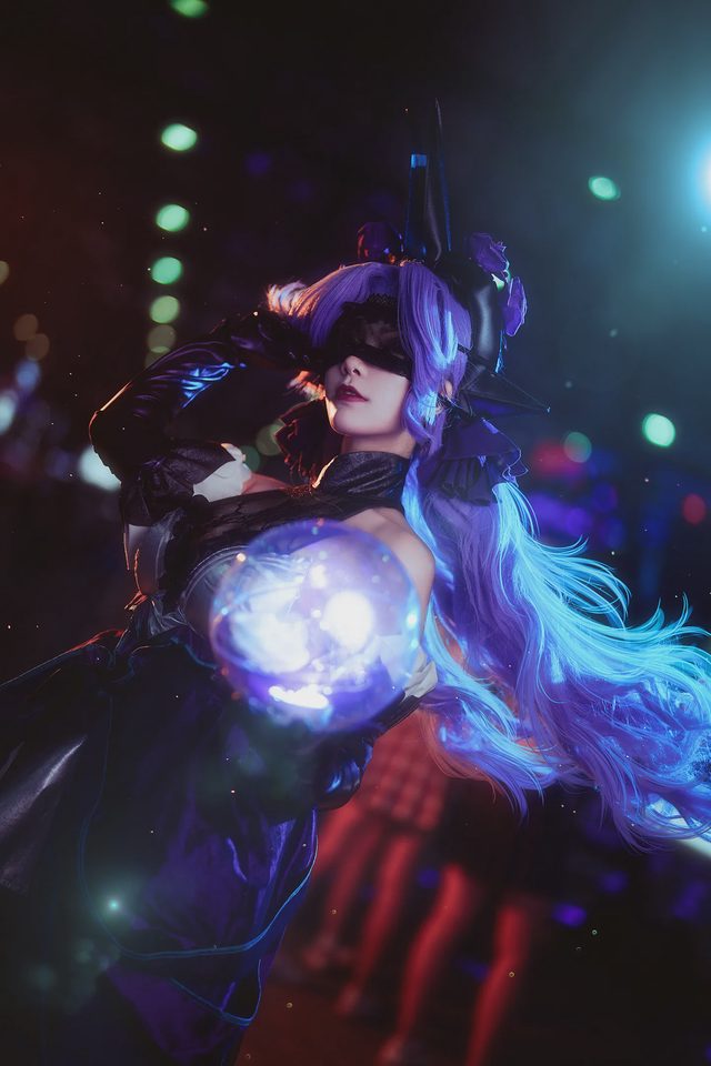 月潋寒殇 【英雄联盟】幽梦玫瑰 辛德拉 Cosplay第 8 张图片