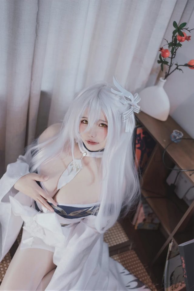 阿半今天很开心 碧蓝航线 白凤 和服第 15 张图片