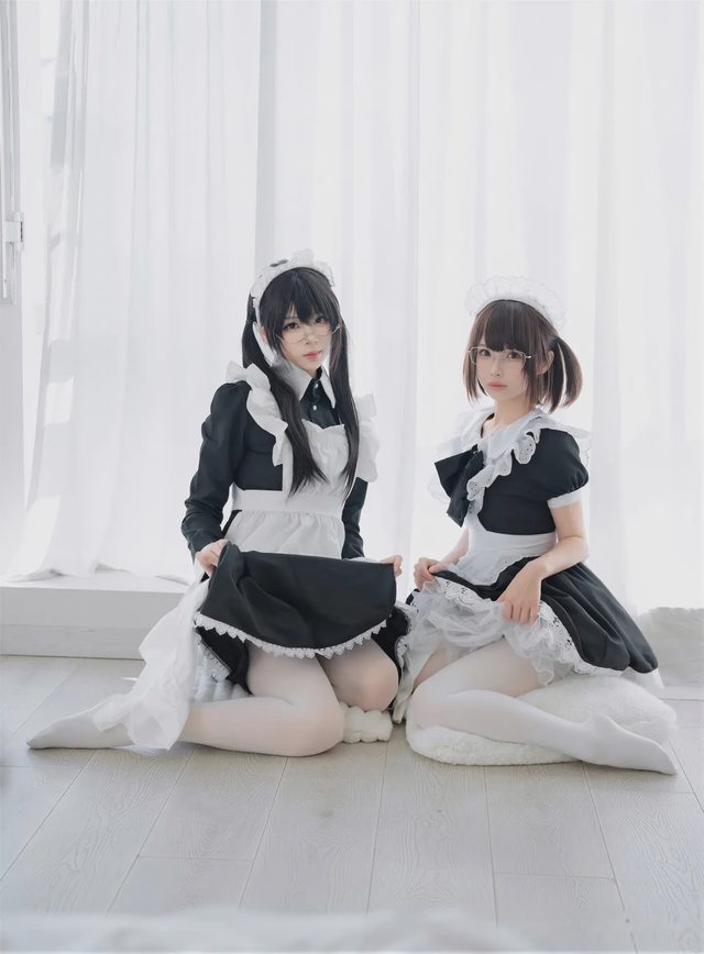 轩萧学姐 十万珍吱伏特 双人女仆第 36 张图片