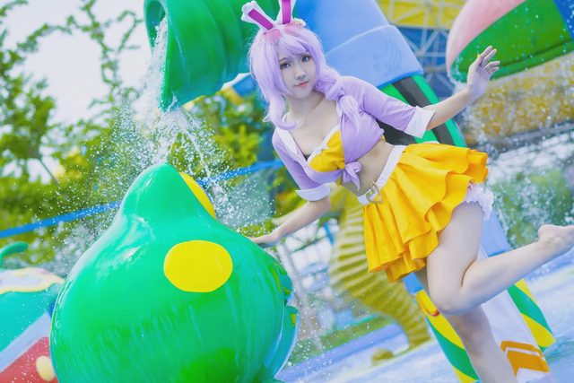 叶唯唯 公孙离蜜橘之夏泳装Cosplay第 7 张图片
