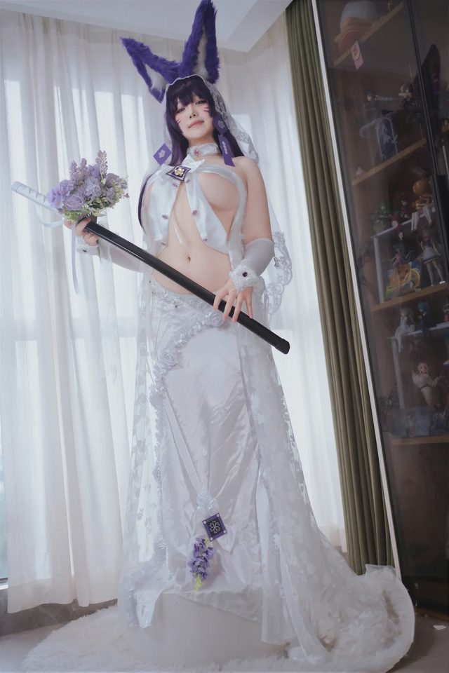 阿半今天很开心 碧蓝航线 武藏 誓约花嫁第 44 张图片