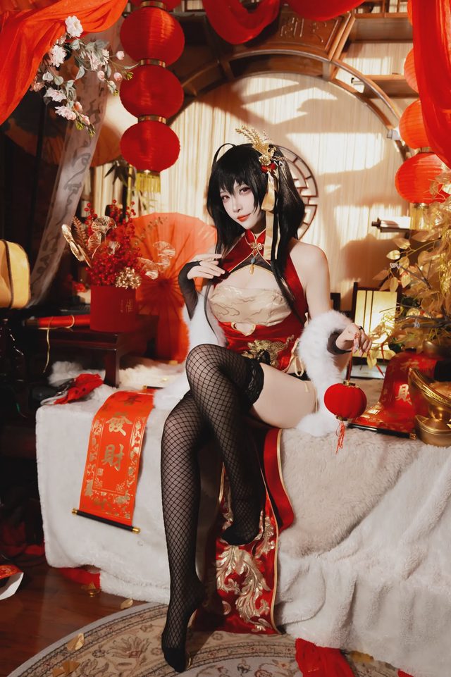二佐Nisa 碧蓝航线 大凤 旗袍第 33 张图片