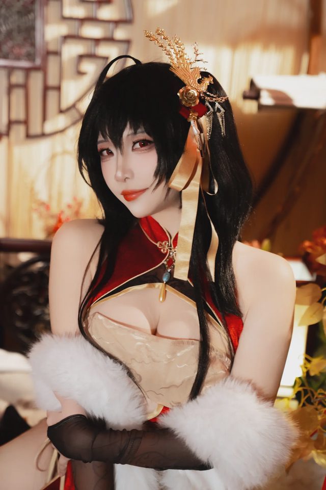 二佐Nisa 碧蓝航线 大凤 旗袍第 37 张图片
