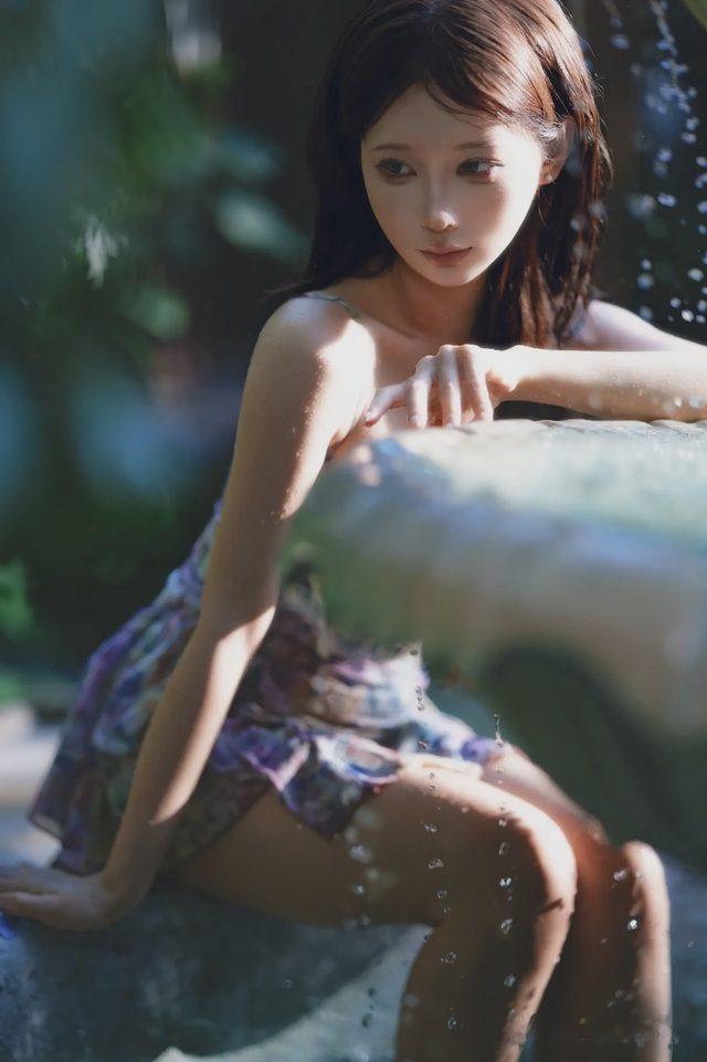 蠢沫沫 水池碎花裙第 10 张图片