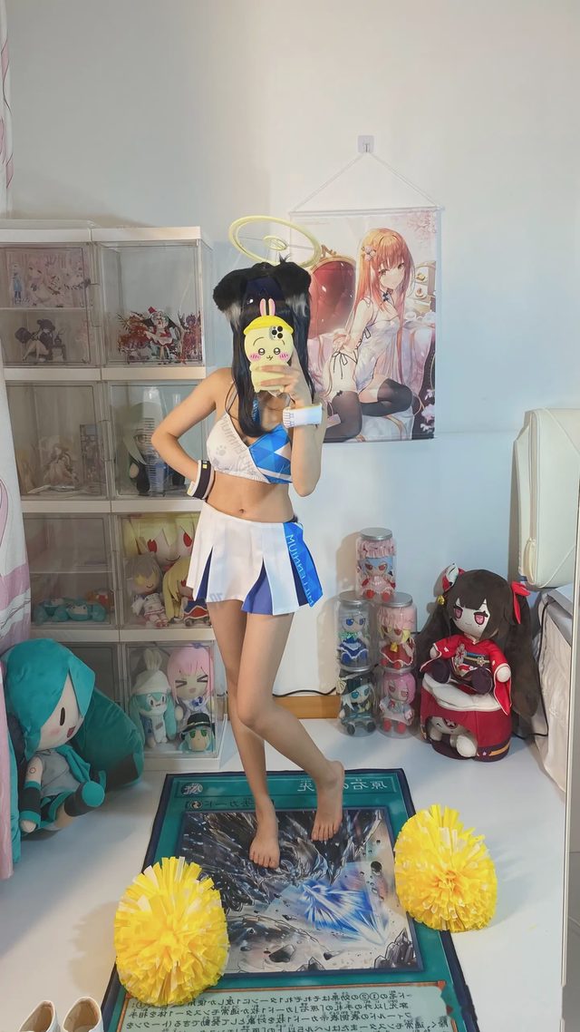 白栎Shirly 碧蓝档案 猫冢响 应援团第 15 张图片
