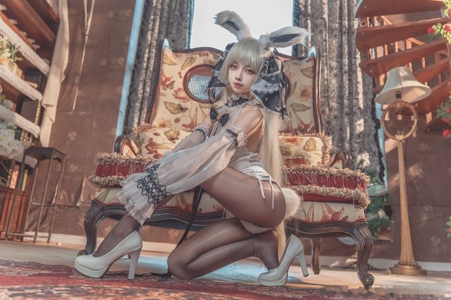 狐玖玖 碧蓝航线 可畏 白兔女郎第 23 张图片