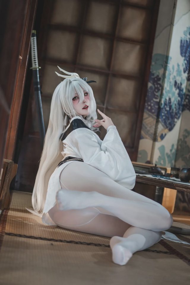 Natsuko夏夏子 碧蓝航线 白凤和服第 23 张图片